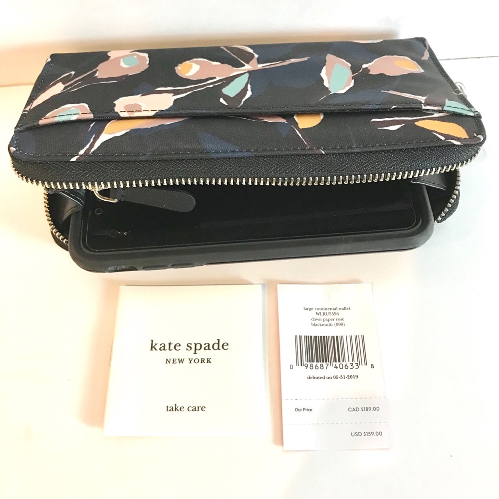 🌺Cute Authentic Kate Spade Large Clutch Wallet🌺 - Picture 2 of 5